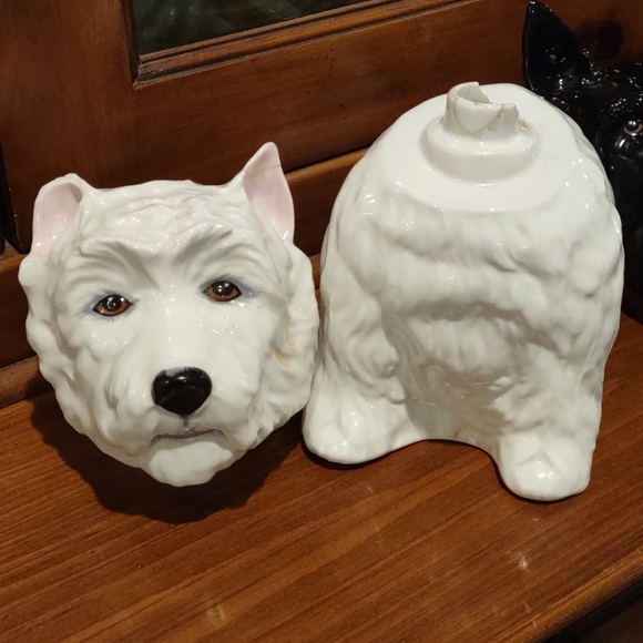 Royal Adderley Dog Decanters Black&White Scotch - Picture 2 of 16